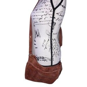 PERLINA Snake Print Brown Leather Shoulder Hobo Tote CrossBody Purse NWOTS